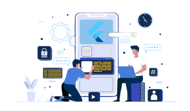 Mobile App Development Illustration